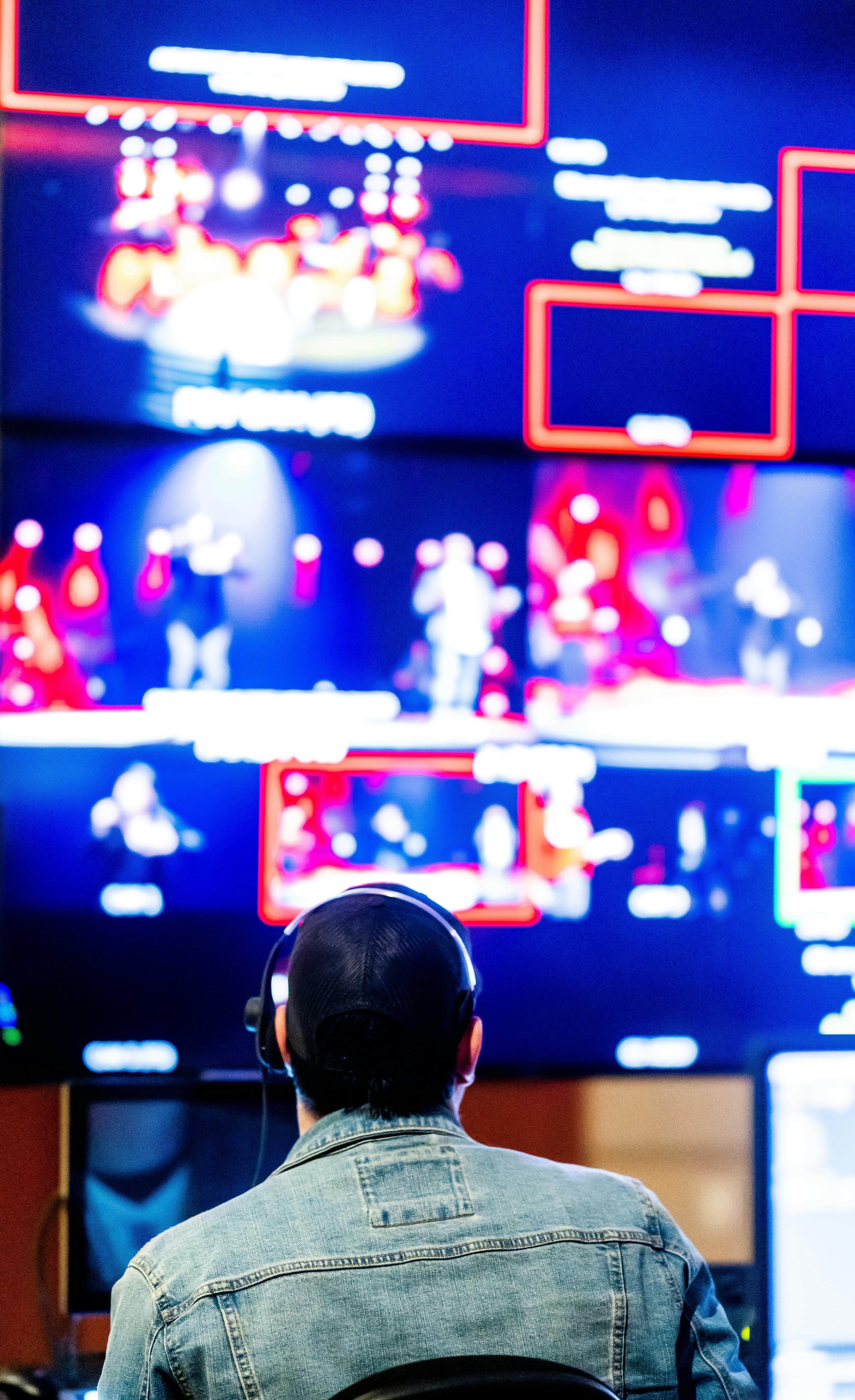 Broadcast graphics control room